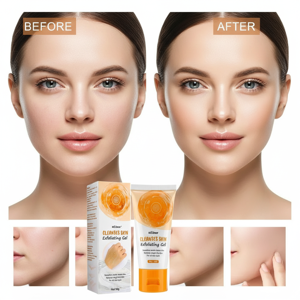 Orange Enzyme Exfoliating Gel Natural Skin Care