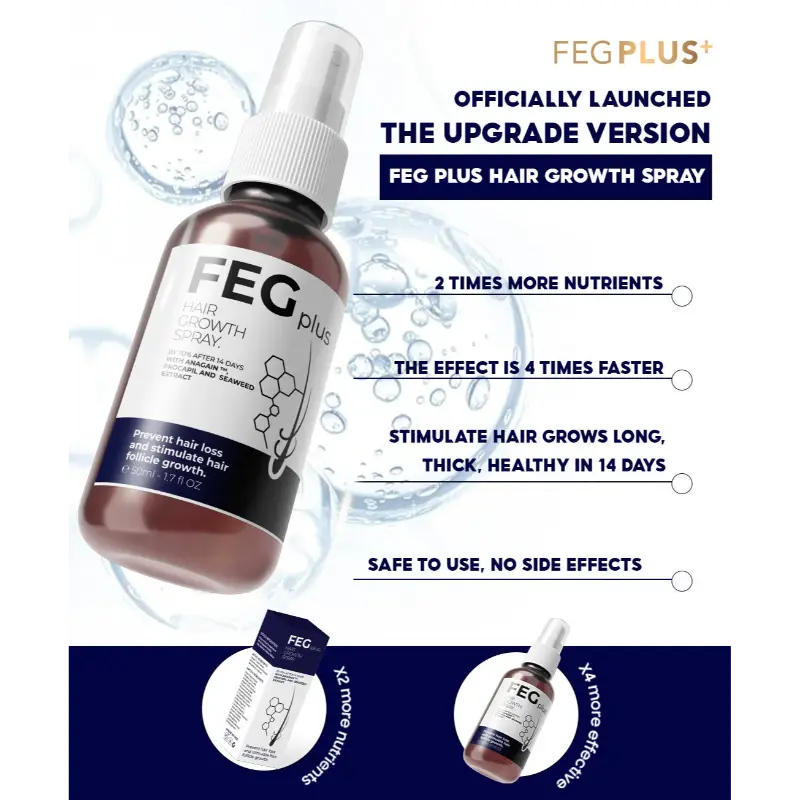 FEG PLUS Hair & Beard Growth Serum Spray 50ml